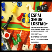 Una semana más nos encontramos el sábado 25 de Febrero a las 19h, las personas de la comunidad LGBT